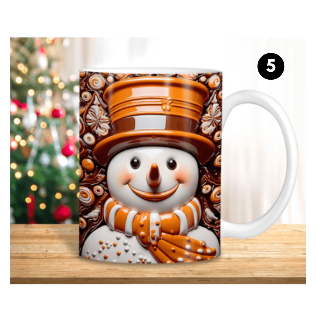 Christmas Coffee Mug w/ spoon- 15oz